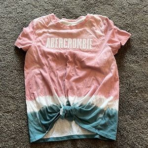 Abercrombie Kids front tie T-shirt, size 13-14 girls